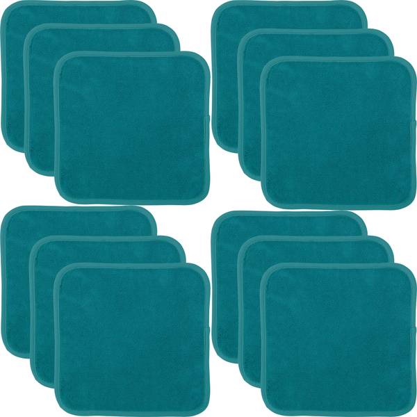 Abschminktuch 12er-Pack 159224 Petrol