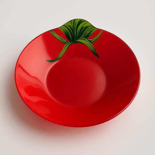 Schüssel ARIA FRESH Rot - Glas - 22 x 4 x 21 cm