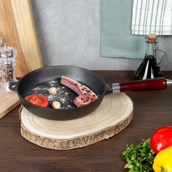 Pfannenset 3er Set 392 Schwarz - Metall - 29 x 6 x 52 cm