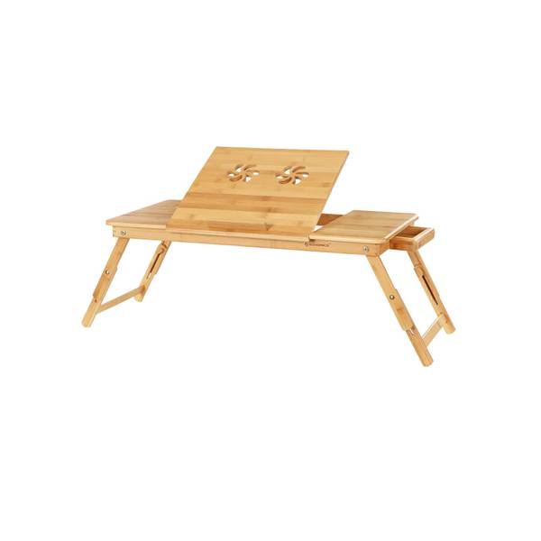 Laptoptisch Tabūk Braun - Bambus - 29 x 35 x 72 cm