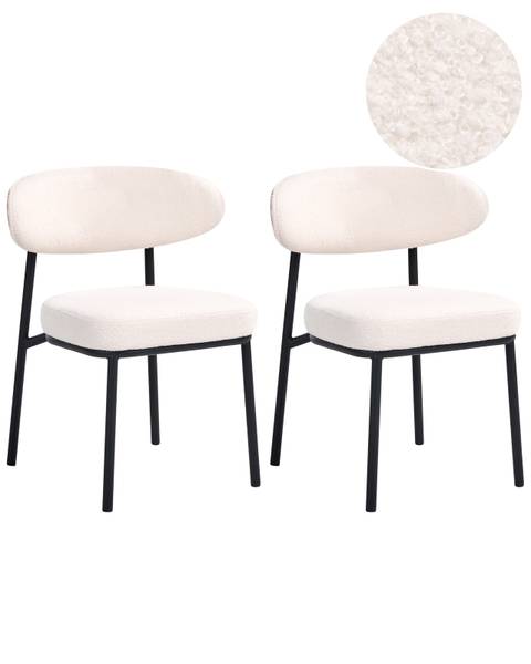 Chaise de salle à manger WINTON Noir - Marron - Blanc - Fibres naturelles - 61 x 78 x 54 cm
