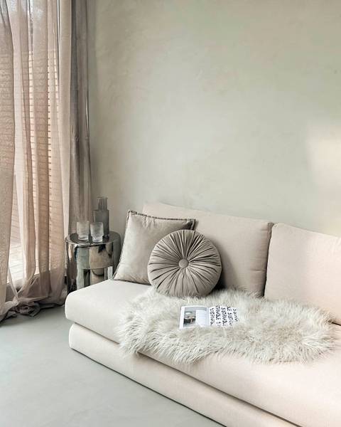 Gardinen Transparant mit Ösen Beige - Polyester - 140 x 270 x 1 cm