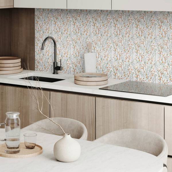 Vinylfliese BlumenHinte 20er-Set 20 x 20 cm