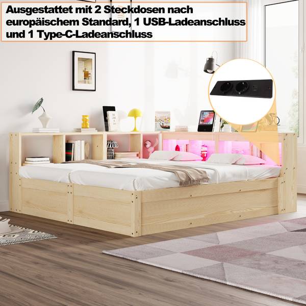 Schlafsofa Selene Ⅲ Holz