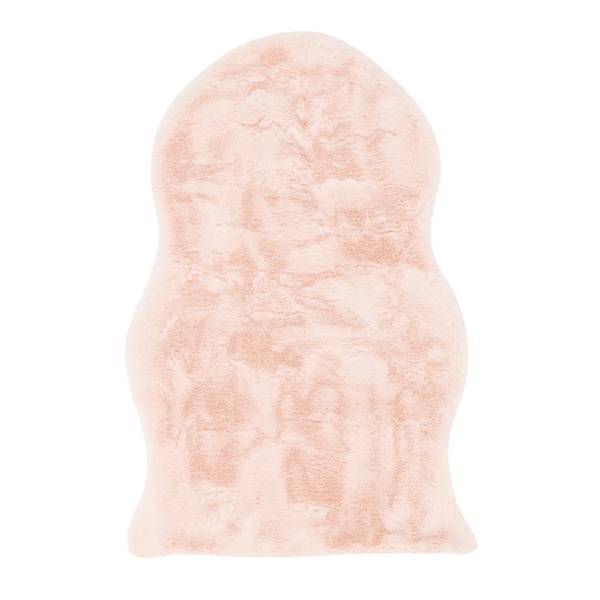 Luxus Super Soft Fellteppich Plush Shape Pink - Textil - 55 x 3 x 80 cm