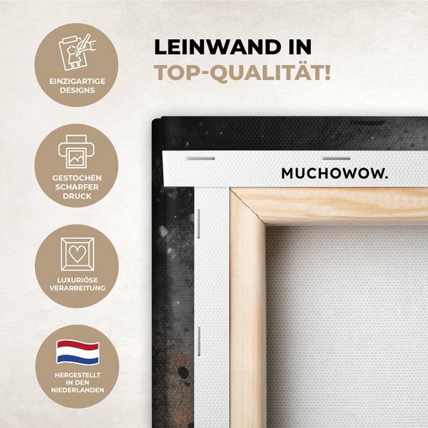 LEINWANDBILD Tiger 80 x 120 x 80 cm