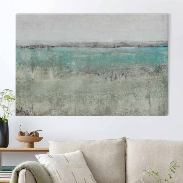 Akustikbild Horizont über See I 180 x 120 cm