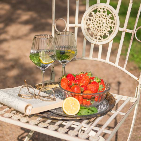 Speiseteller Shabby Chic 2737 Glas - 23 x 1 x 23 cm