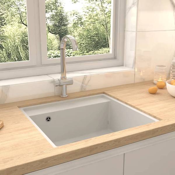 Küchenspüle 3003607 Weiß - Granit - 53 x 20 x 50 cm