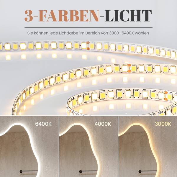 LED Dekospiegel Bad LM1496C Silber - Glas - 60 x 90 x 3 cm