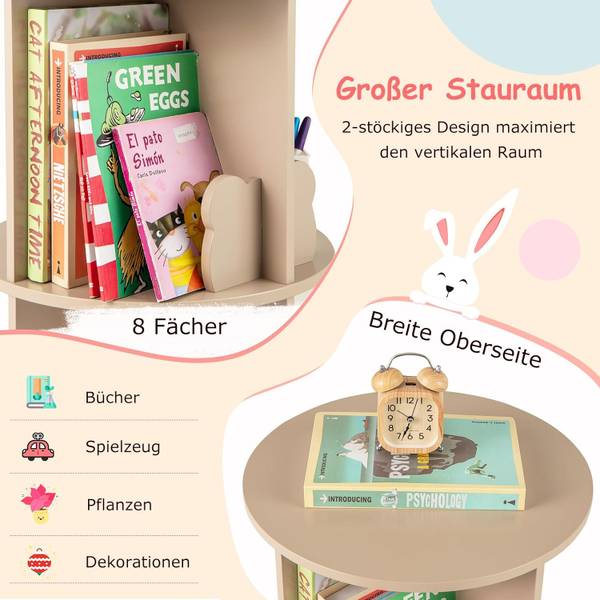 Bücherregal FB32585ZMDE Braun - Holzwerkstoff - 40 x 65 x 40 cm