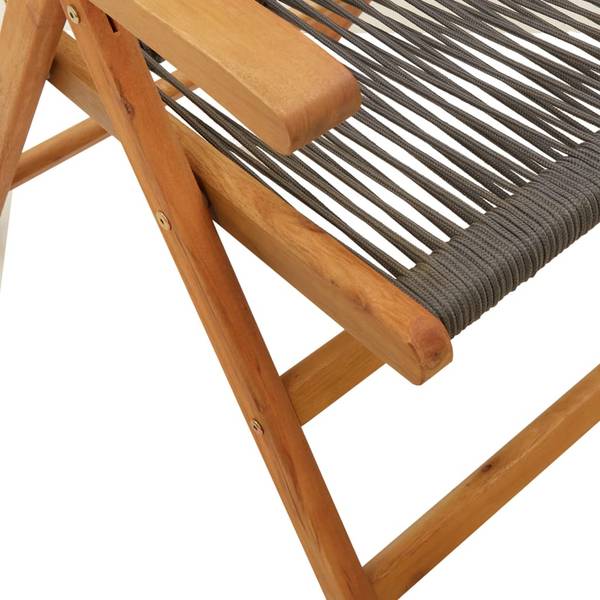 Chaise de jardin 3033687-3 (lot de 6) Gris