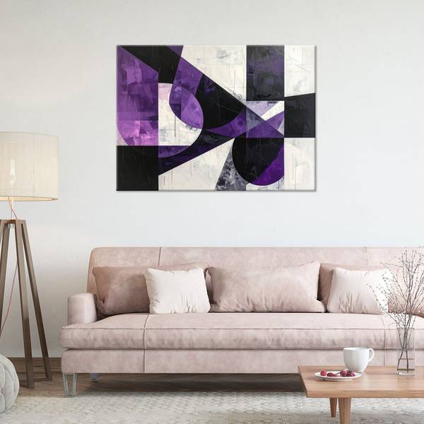 Wandbild Abstrakte Geometrie 100 x 70 cm