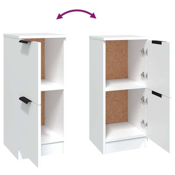 Sideboard 3015374 Weiß - Holzwerkstoff - 30 x 70 x 30 cm