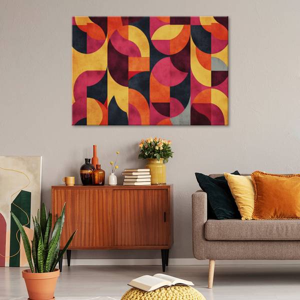 Wandbild Figuren 120 x 80 cm
