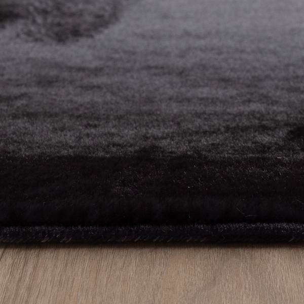 Teppich Cozy Schwarz - 80 x 140 cm