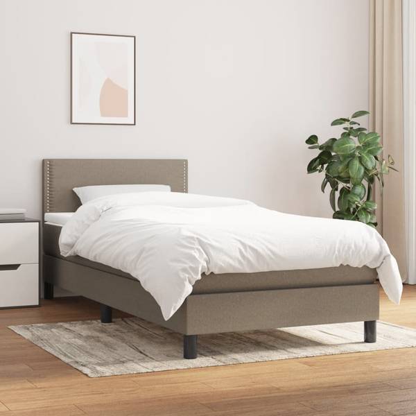 Boxspringbett 3017287-5 Taupe - 90 x 193 cm