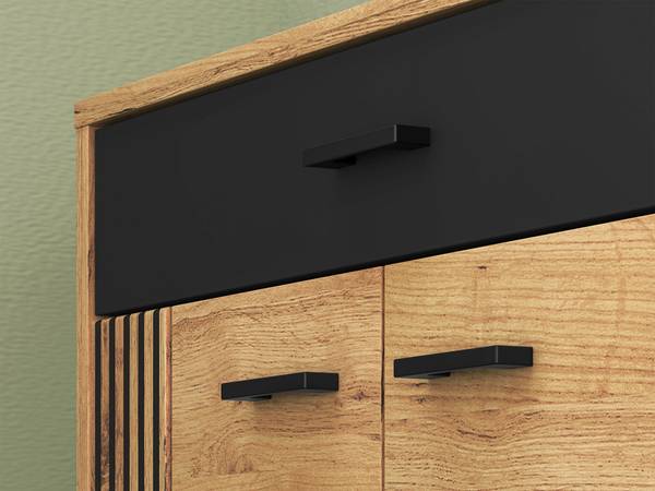 Sideboard Vasco Braun - Holzwerkstoff - 70 x 91 x 34 cm