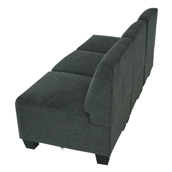 Canape modulaire 3 places Moncalieri Anthracite