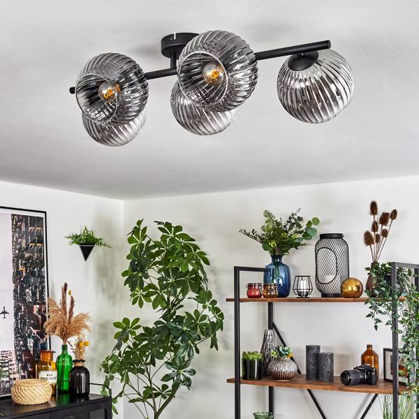 Deckenleuchte Fossobiubo Grau - Metall - 24 x 16 x 110 cm