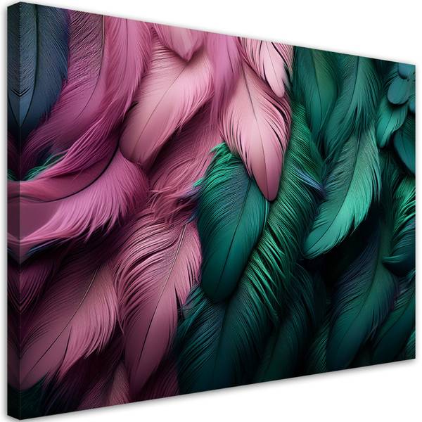 Wandbild federn 60 x 40 cm