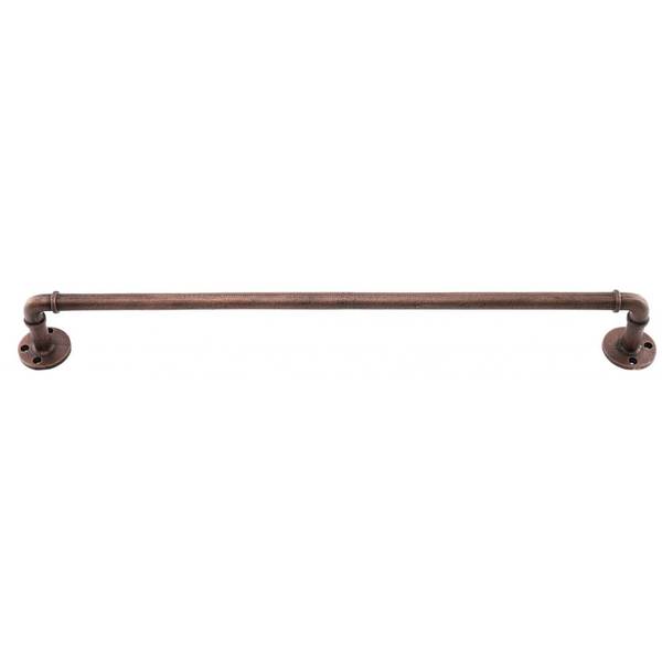 Porte-serviette en fer Antique 60 cm Marron