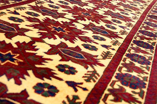 Orientteppich Läufer Oriental Rot - Wolle - 80 x 1 x 304 cm