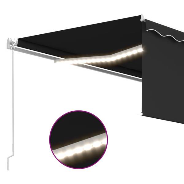 Markise 3014349 Anthrazit - 400 x 300 cm