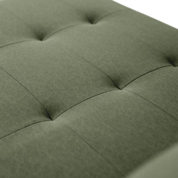 Ecksofa APOLLO L mit Schlaffunktion Grün - Polyester - 246 x 93 x 188 cm