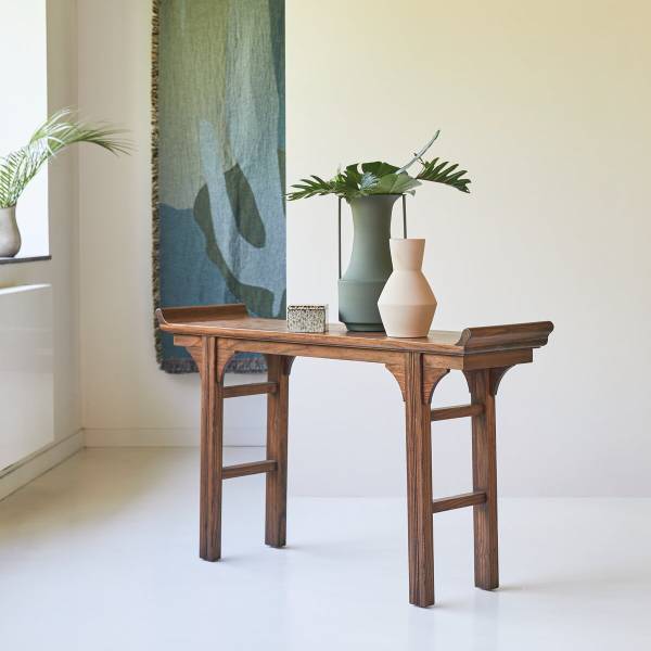 Konsolentisch Arun Braun - Ulme - 130 x 77 x 35 cm