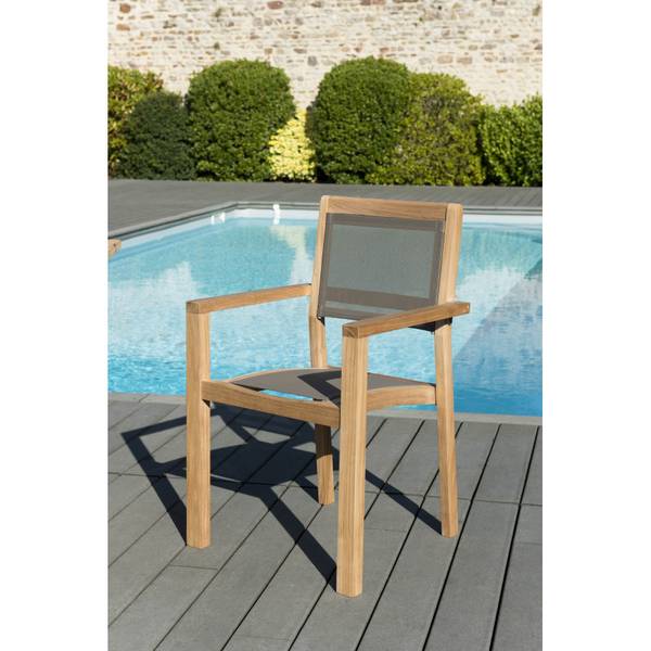 Gartenlounges - Mahlzeiten HARRIS Braun - Teakholz - 100 x 75 x 180 cm