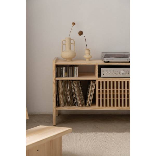 Sideboard Mesquida Groß Braun - Kiefer - 300 x 75 x 42 cm
