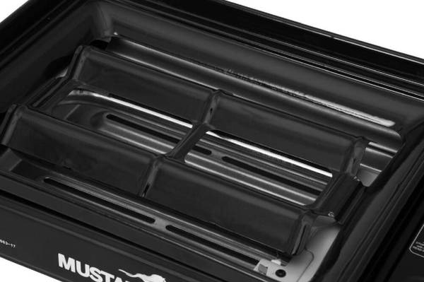 Gaskocher Mustang Schwarz - Metall - Kunststoff - 11 x 28 x 35 cm