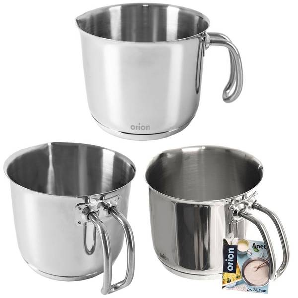 Milchtopf 113310 Silber - Edelstahl - 13 x 11 x 17 cm