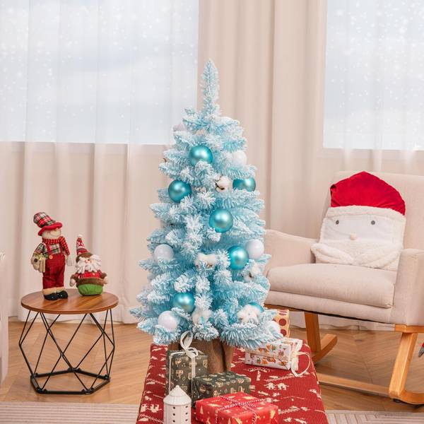 Mini-Weihnachtsbaum OY46958DE Blau - Kunststoff - 44 x 90 x 44 cm