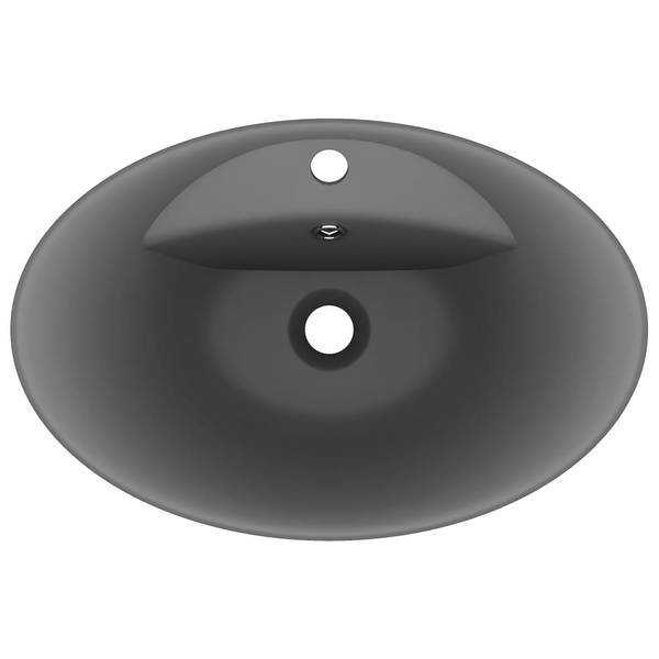 Waschbecken 3003072 Grau - Keramik - 58 x 21 x 39 cm