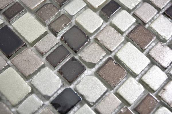 Mosaikfliesen 85-1213 Braun - Glas - 32 x 32 x 32 cm