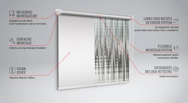 Innenrollo SPECULO 60 x 140 cm