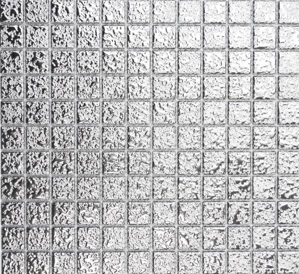 Mosaikfliesen 18-0207 Silber - Keramik - 31 x 33 x 33 cm