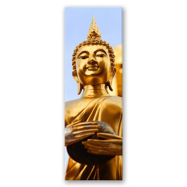Tableau déco statue de bouddha 50 x 150 cm
