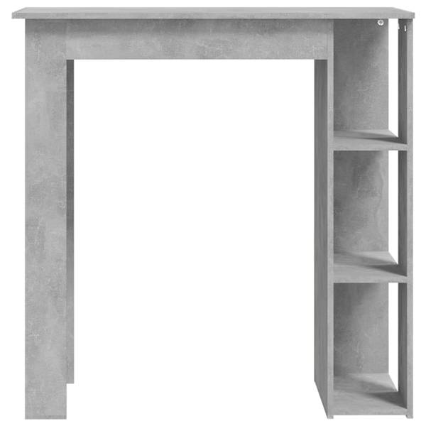 Bartisch XT640 Grau - Holz teilmassiv - 50 x 104 x 102 cm