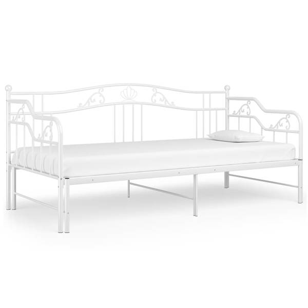 Schlafsofa 3007559 Weiß - Metall - 95 x 92 x 206 cm