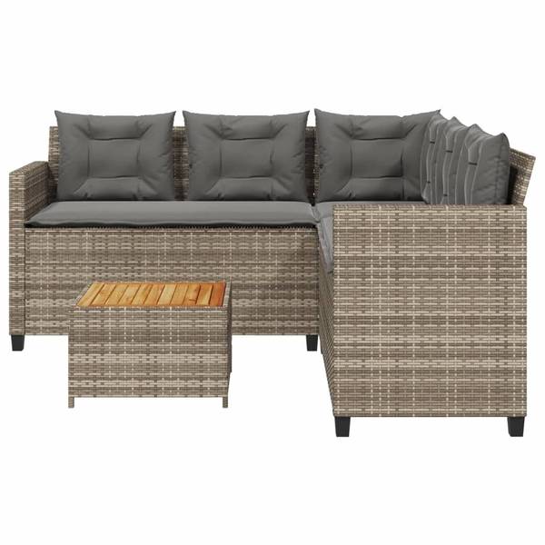 Gartensofa 3034094-2 (2-teilig) Grau