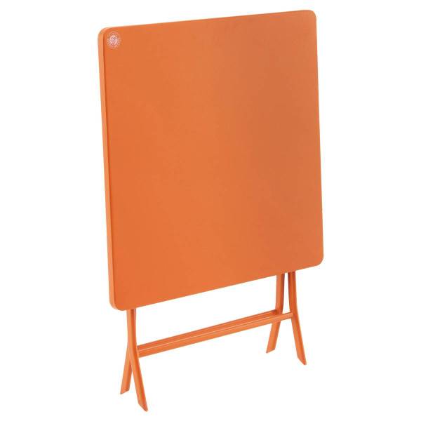 Gartentisch ROLAND GARROS Orange - Metall - 70 x 71 x 70 cm