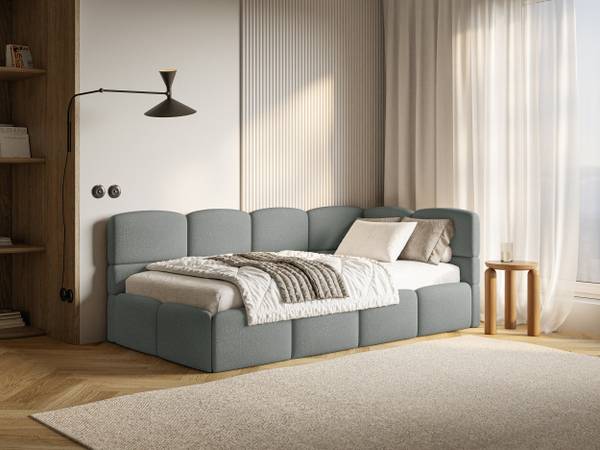 Jugendbett CLOUDY Dunkelgrau