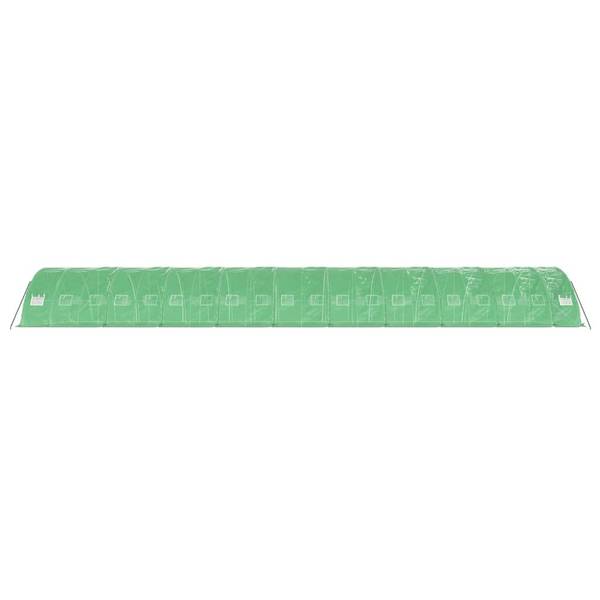 Gewächshaus 3029941 Grün - Polyethylen - 500 x 230 x 2000 cm