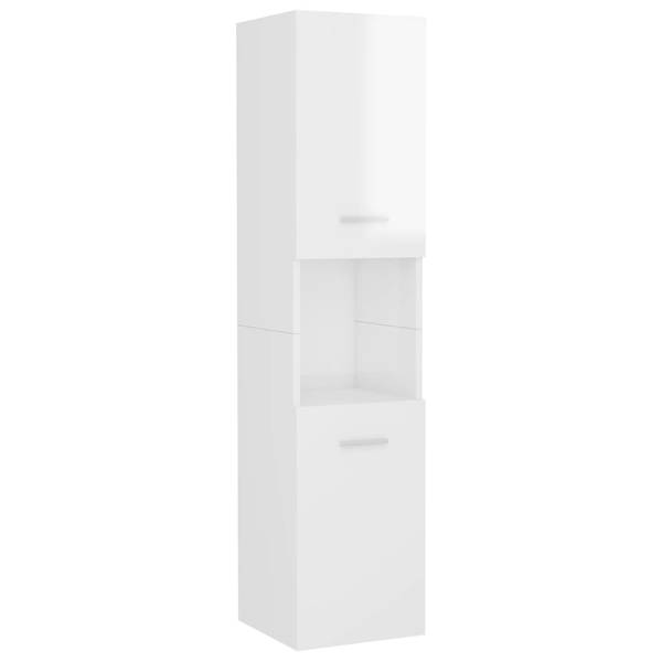 Meubles de bain 3007819 Blanc - Bois manufacturé - Matière plastique - 60 x 46 x 38 cm