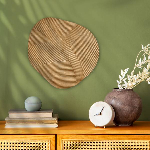 Cercle mural Rotin tressé 40 x 40 cm