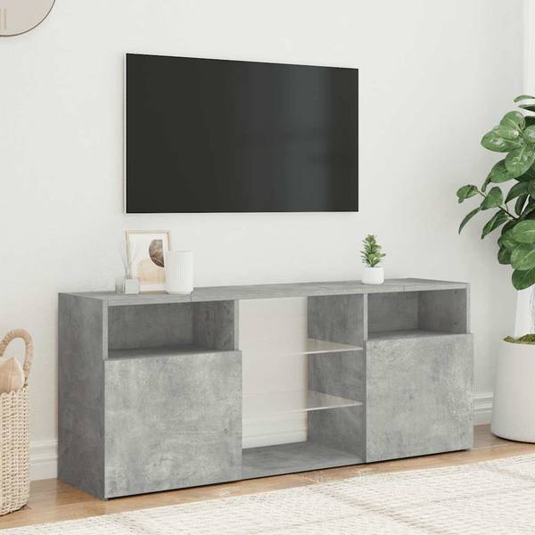 TV-Schrank 804305 Grau - Holzwerkstoff - 30 x 50 x 120 cm