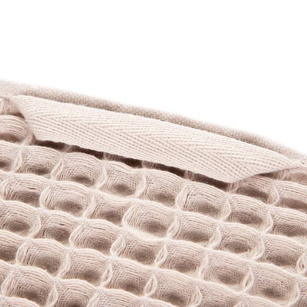 Handtuch VAFFEL 2er-Set Beige - Textil - 70 x 1 x 130 cm